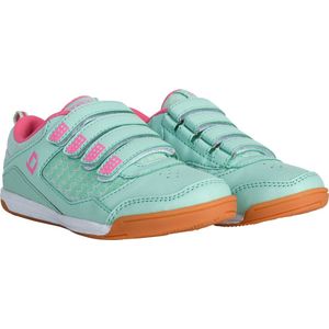 Brabo - Velcro Indoor Hockeyschoenen - Light Green - Synthetisch Materiaal