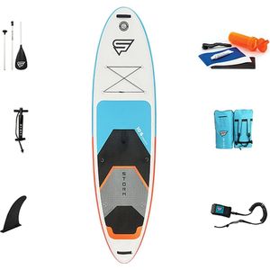 Storm Freeride Sup Board (belastbaar 180kg!) - 6-Delige set - 320 cm
