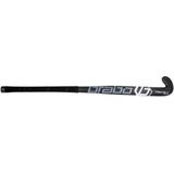 Brabo TC40 Black Edition MidBow Hout Indoor Junior - Hockeysticks - zwart