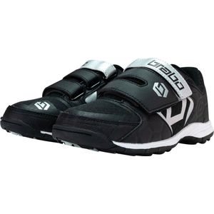 Brabo bf1013b shoe velcro black/silver -