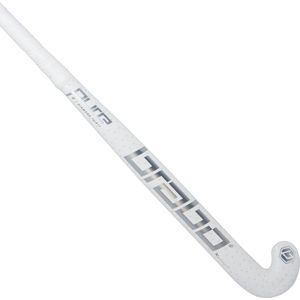 Brabo g-force pure diamond veldhockeystick in de kleur wit.