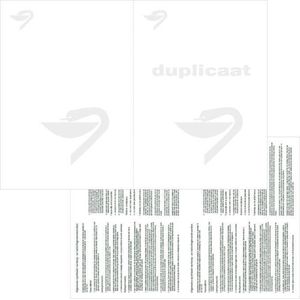 Kwitanties A4 - Perforatie - 80 Grams - Wit