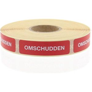 Blockland - Strooketiket - Rood - 44x11mm - 750 Stuks