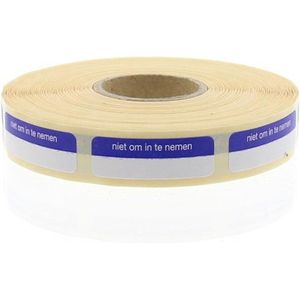 Blockland - Strooketiket - 30x7mm - 1000 Stuks - Rol