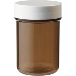 Plastobel tabletflacon bruin gedopt 35 ml