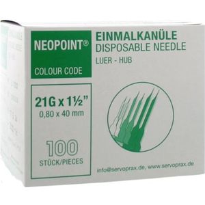 Injectienaald Steriel 0.8 X 40 - 100St