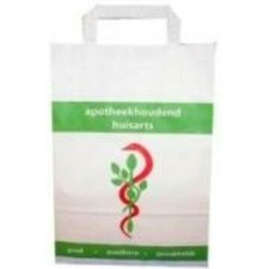 Zak papier apotheekhoudend huisarts 4 22x10x33