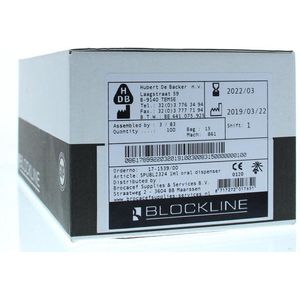 Blockline - Spuit - Helder - 1ml - 100 Stuks