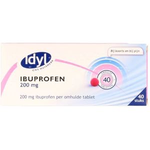 Idyl Pijnstillers ibuprofen 200mg suikervrij 40 stuks