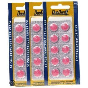 Duodent poetscontr.tablet a3 10 st