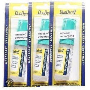 Duodent mondspray spearmint - 11 ml - 3 stuks