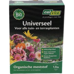 Culvita - Biologische universele plantenvoeding - Universele Meststof 1,5 kg - plantenvoeding kamerplanten en buitenplanten