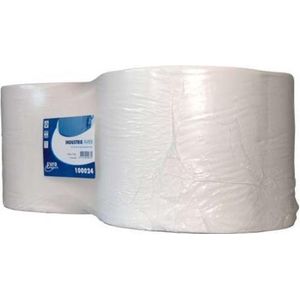 Euro Products Industriepapier 2-Laags 24 cm x 380 m Wit