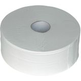 123toilet Jumbo Toiletpapier 2-laags Wit Tissue 380 Meter