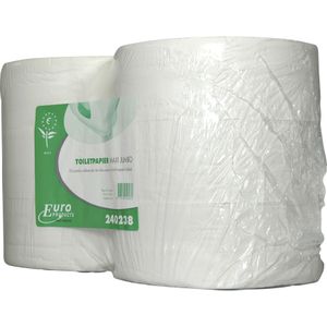 123toilet Jumbo toiletpapier 2-laags wit tissue 380 meter