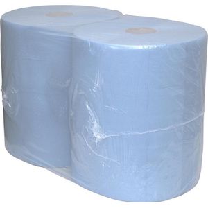 Euro Products | Industriepapier | Verlijmd 3- laags | Blauw | 2 x 190 meter