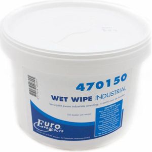 Euro Products Handreinigingsdoekjes Wet Wipes 31 Cm Wit