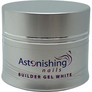 Astonishing Nails - White - 25 gram - Nagel Builder Gel - Nagels - Nagelgel - Gelnagels - Gellac - Gellak - UV/Led Gel - Nagellak - Gel Nails - Gelnagel producten - Gel Nagellak - Gel Nagel - Gelnagels voor Thuis - Nagel verlenging