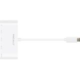 Macally UC3HUB4C interface hub USB 3.2 Gen 1 (3.1 Gen 1) Type-C 5000 Mbit/s Wit