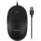 Macally DYNAMOUSE-B muis Ambidextrous USB Type-A Optisch 1600 DPI