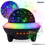 PartyFun Lights UFO Starlight Bluetooth Party Luidspreker Colour Changing LED Sterren En Manen multi Kunststof PartyFun Lights Portable speaker