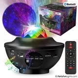 PartyFunLights - Bluetooth Starlight Party Speaker met Laser Projector - Afstandsbediening - 21 Effecten - Projector lamp