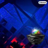 PartyFunLights - Bluetooth Starlight Party Speaker met Laser Projector - Afstandsbediening - 21 Effecten - Projector lamp