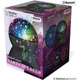 PartyFunLights - Draadloze Bluetooth Nightlight Speaker - lichteffecten - oplaadbare accu - sterren projector lamp