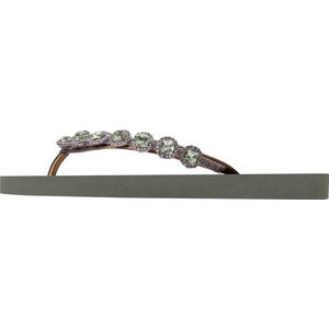 Uzurii Dames Teenslippers White Classic - Blauw