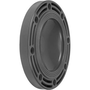 Blindflens - Rond - PVC-U - Geschikt voor PVC-U-fittingen