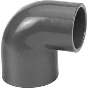 Druk PVC verloopknie 90gr - 40 x 32mm - 16 bar