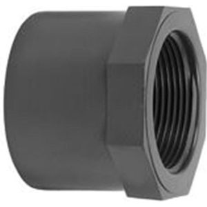 VdL Adaptermof 125mm x 3 female PVC-U