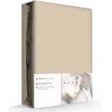 Hoeslaken - Jersey - Wit - 100% Katoen - Elastiek rondom