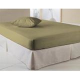 Hoeslaken - Jersey - Wit - 100% Katoen - Elastiek rondom