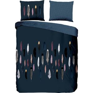 Dekbedovertrek - Streep - Katoen - Grijs