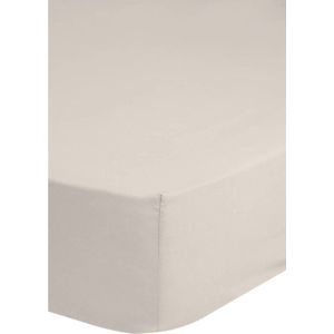 Good Morning - Hoeslaken - Zand - 100% Katoen - Elastieken Rand