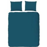 Hip Dekbedovertrek Uni Satin 140 X 220 Katoen/satijn Petrol