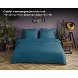 HIP - Dekbedovertrek - Petrol - 100% Katoen-Satijn - Oeko-Tex Gecertificeerd