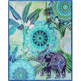 Plaid - Vrolijk - 100% Polyester - Digitale Print