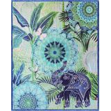 Plaid - Vrolijk - 100% Polyester - Digitale Print