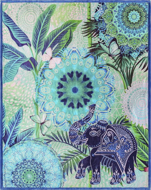 Plaid - Vrolijk - 100% Polyester - Digitale Print