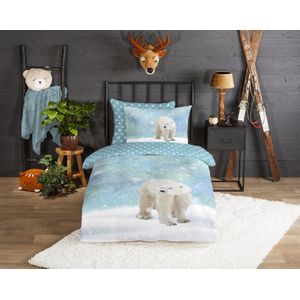 Dekbedovertrek - Multicolor - Katoen - Voor Eenpersoonsbed