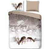 Good Morning - Dekbedovertrek - Meerkleurig - Katoen/Flanel - Landschap Dieren