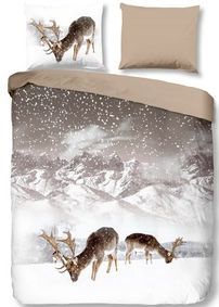 Good Morning - Dekbedovertrek - Meerkleurig - Katoen/Flanel - Landschap Dieren