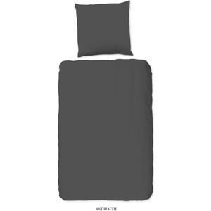 HIP - Dekbedovertrek - Antraciet - 100% Katoen-Satijn