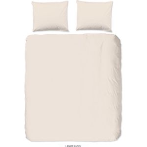 HIP - Dekbedovertrek - Wit/Blauw/Taupe/Roze/Zand - Katoen-satijn