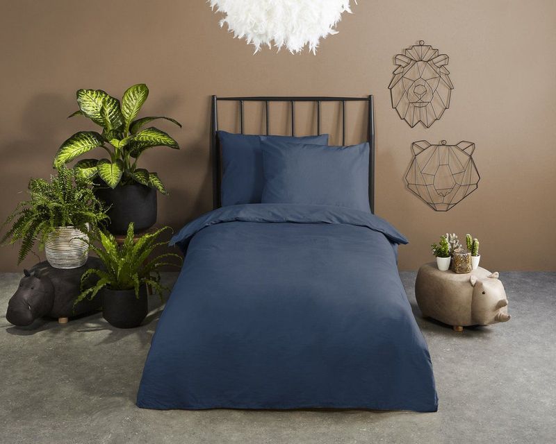 Dekbedovertrek - Grijs - Katoen - Eenvoudig Design