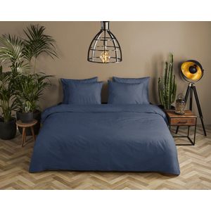 Dekbedovertrek - Blauw - Katoen - 2-Persoons