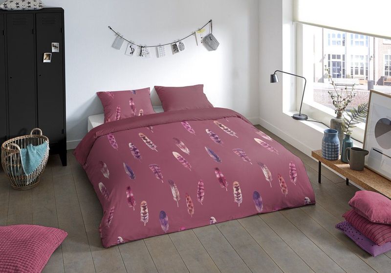 Dekbedovertrek - Grijs - Katoen - 1 Persoon