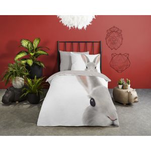 Dekbedovertrek - Wit - Katoen - 2 Persoons